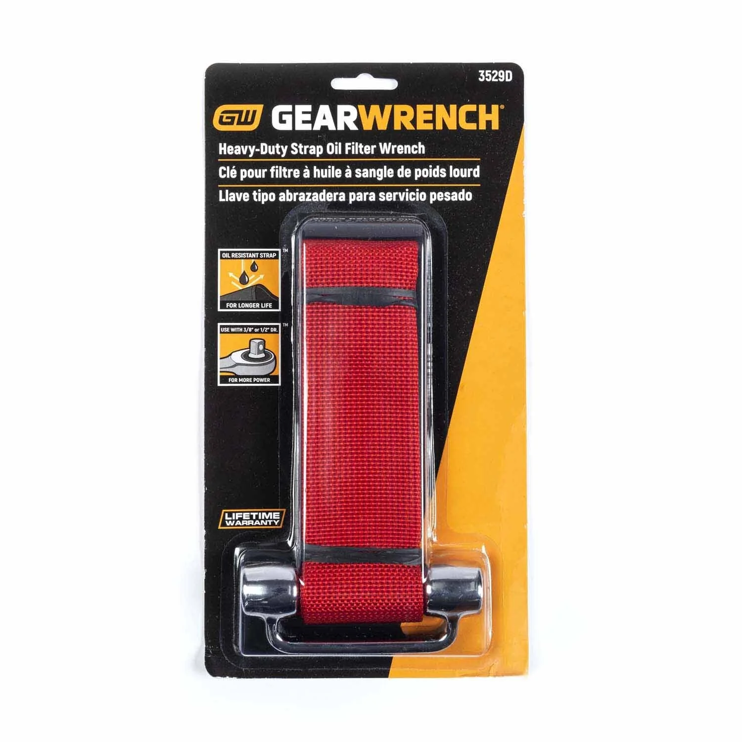 Gearwrench 3529D Heavy-Duty Oil Filter Strap Wrench - Image 4