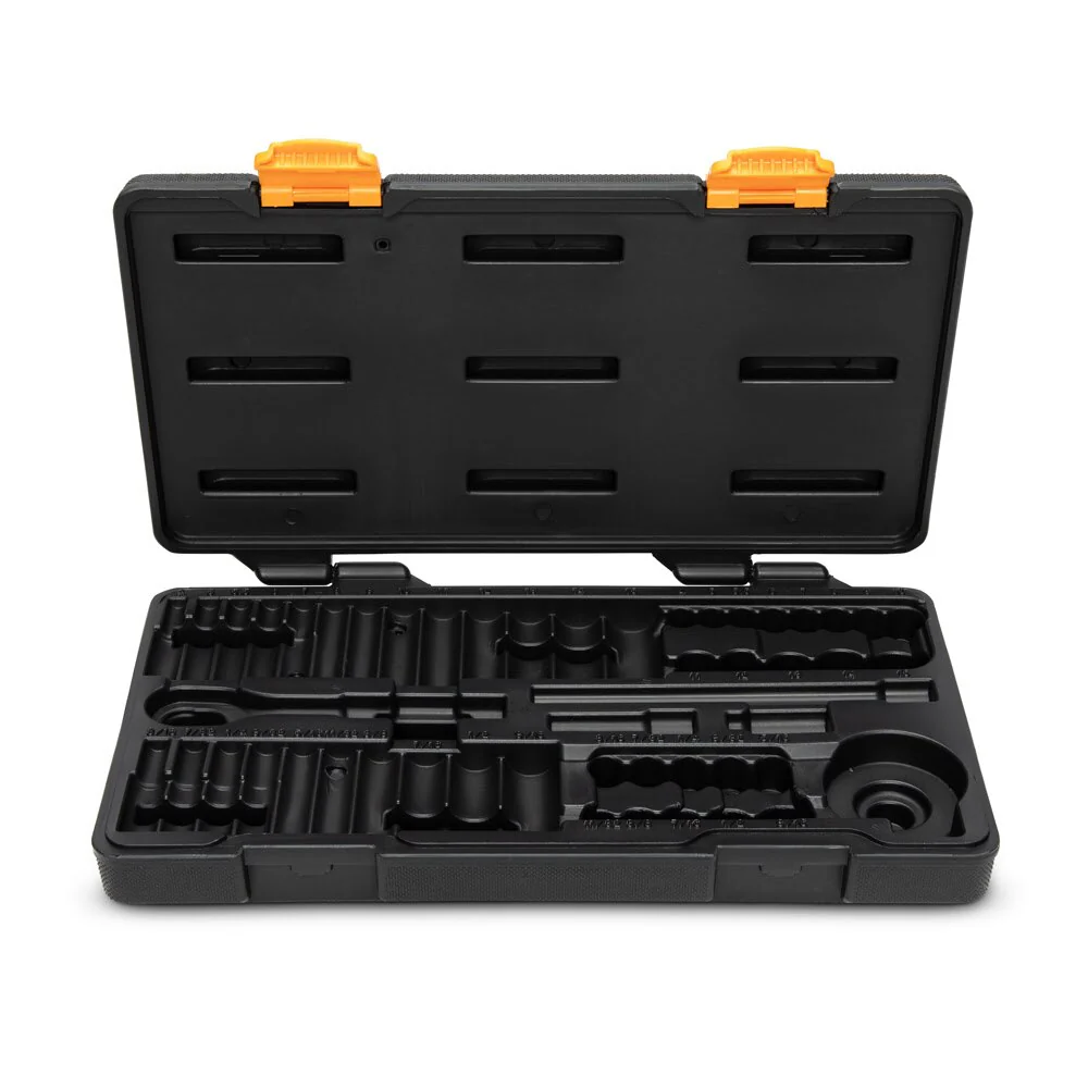 GearWrench 80300P 51 Pc. 1/4" Drive 6 Point 120XP Standard & Deep SAE/Metric Mechanics Tool Set - Image 7