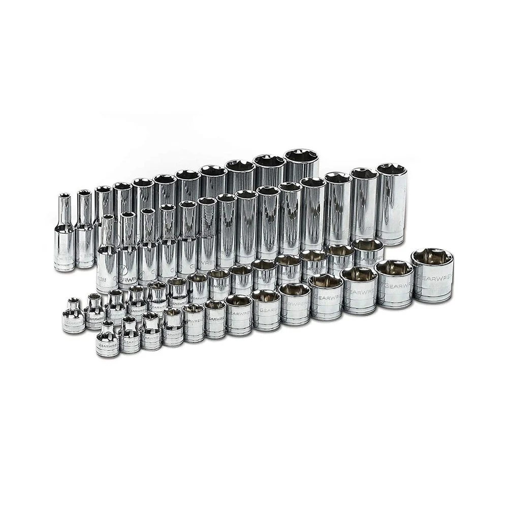 GearWrench 80550P 56 Pc. 3/8" Drive 6 Point 120XP Standard & Deep SAE/Metric Mechanics Tool Set - Image 3