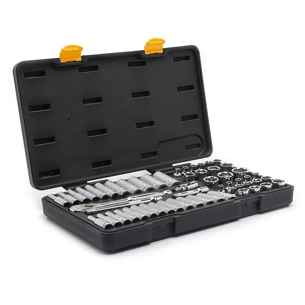 GearWrench 80550P 56 Pc. 3/8" Drive 6 Point 120XP Standard & Deep SAE/Metric Mechanics Tool Set - Image 4