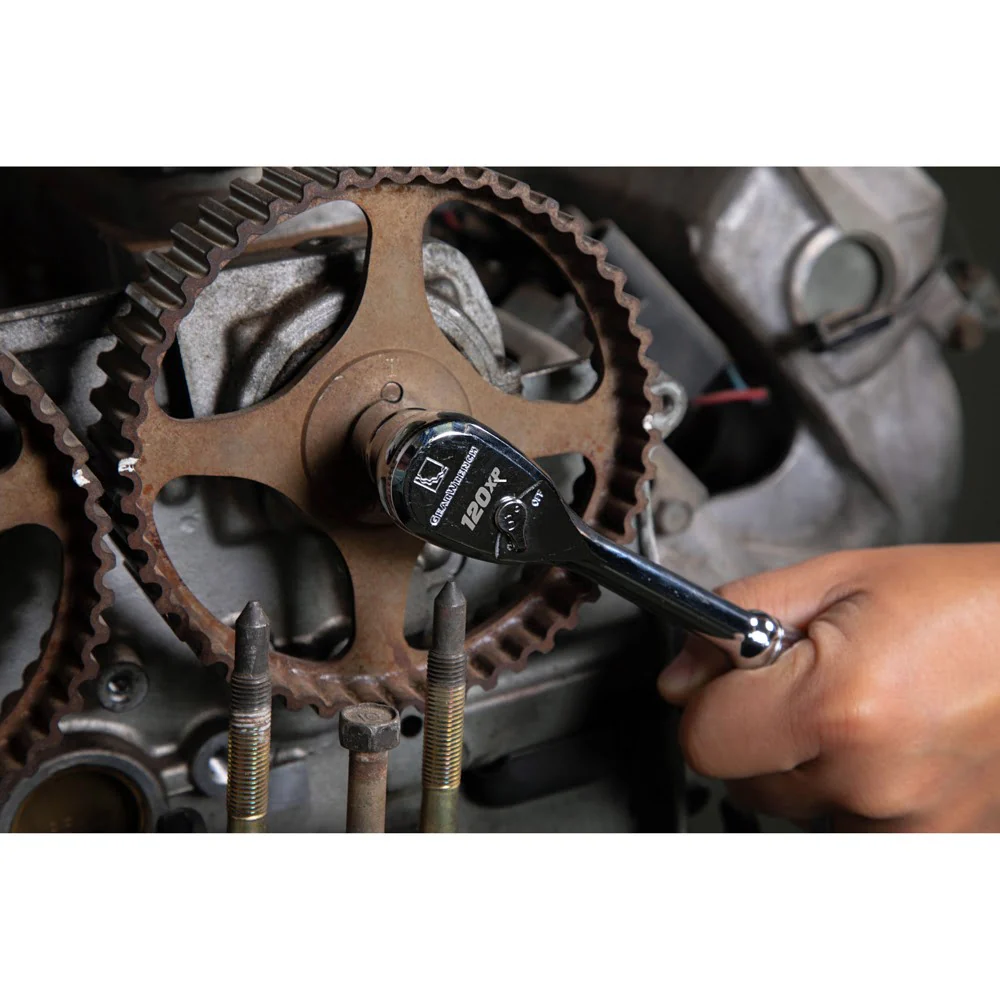 GearWrench 80550P 56 Pc. 3/8" Drive 6 Point 120XP Standard & Deep SAE/Metric Mechanics Tool Set - Image 7