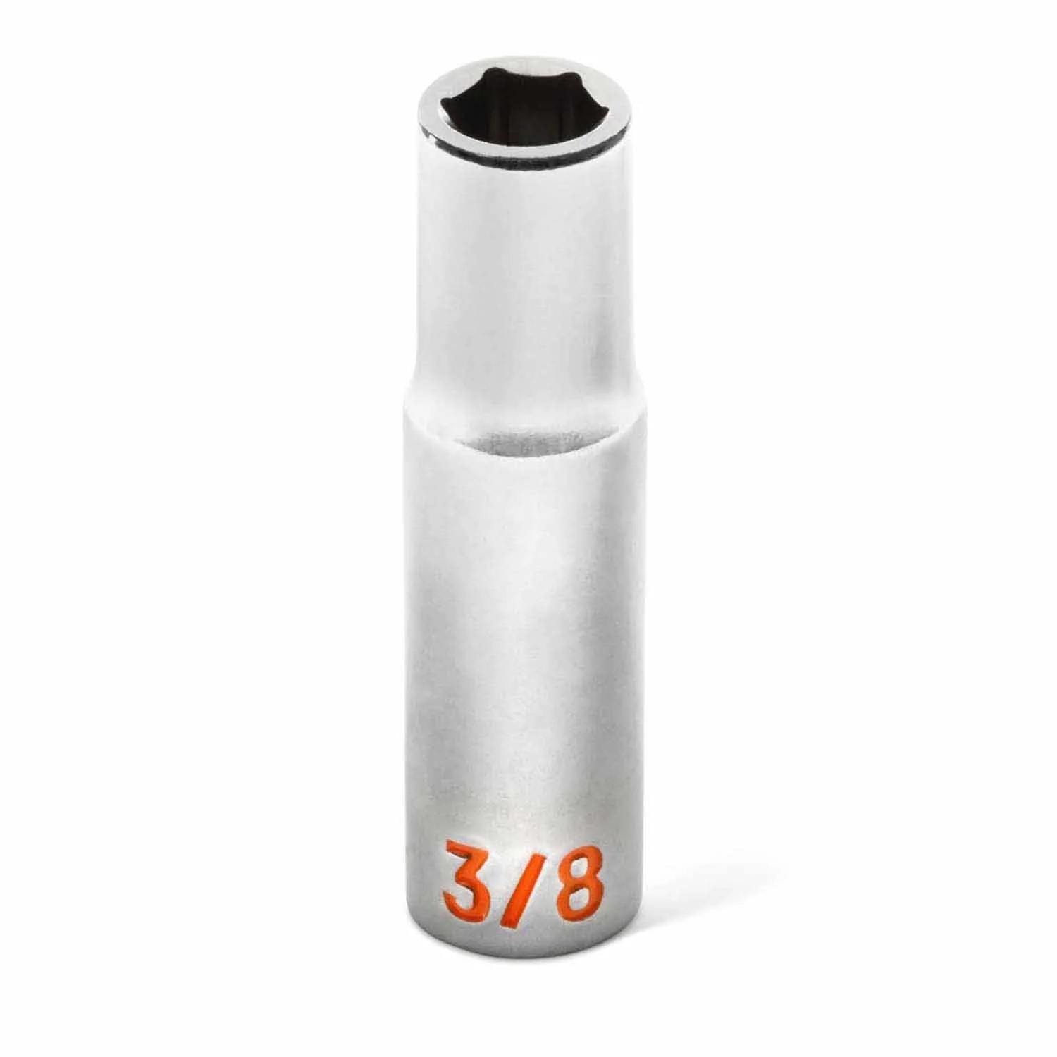 GearWrench 80555H 11 Piece 3/8" Drive 6 Point SAE Hi-Viz Deep Socket Set - Image 4
