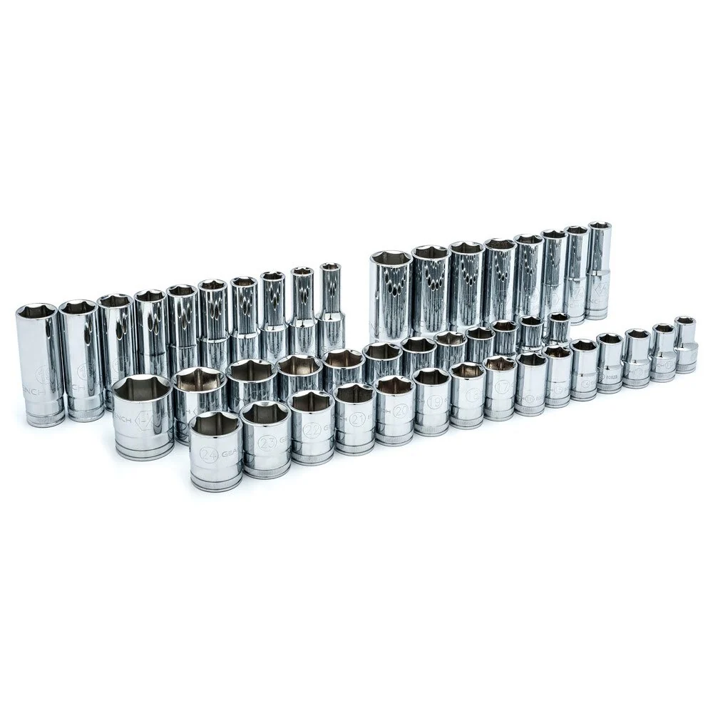 GearWrench 80700P 49 Pc. 1/2" Drive 6 Point 120XP Standard & Deep SAE/Metric Mechanics Tool Set - Image 3