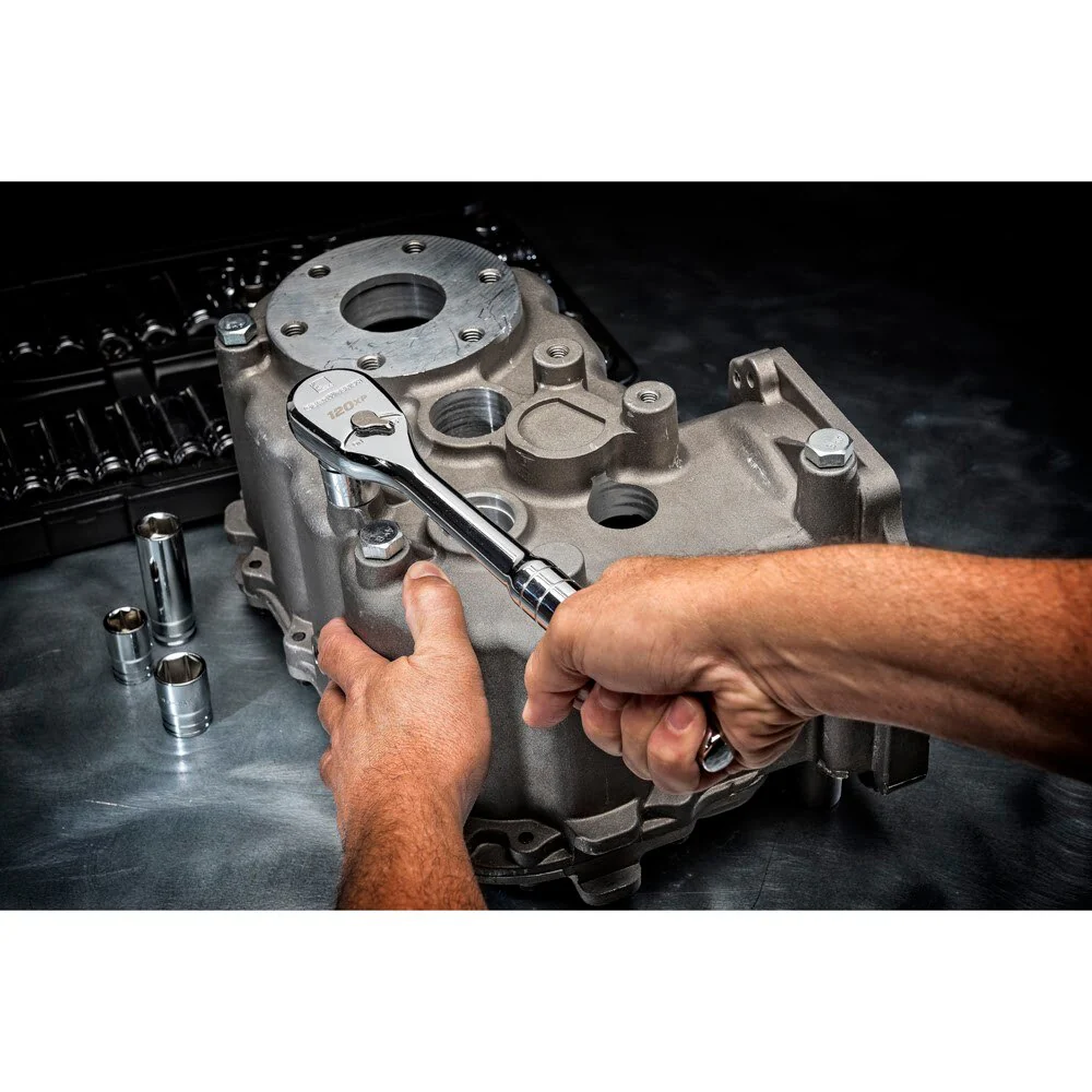 GearWrench 80700P 49 Pc. 1/2" Drive 6 Point 120XP Standard & Deep SAE/Metric Mechanics Tool Set - Image 8
