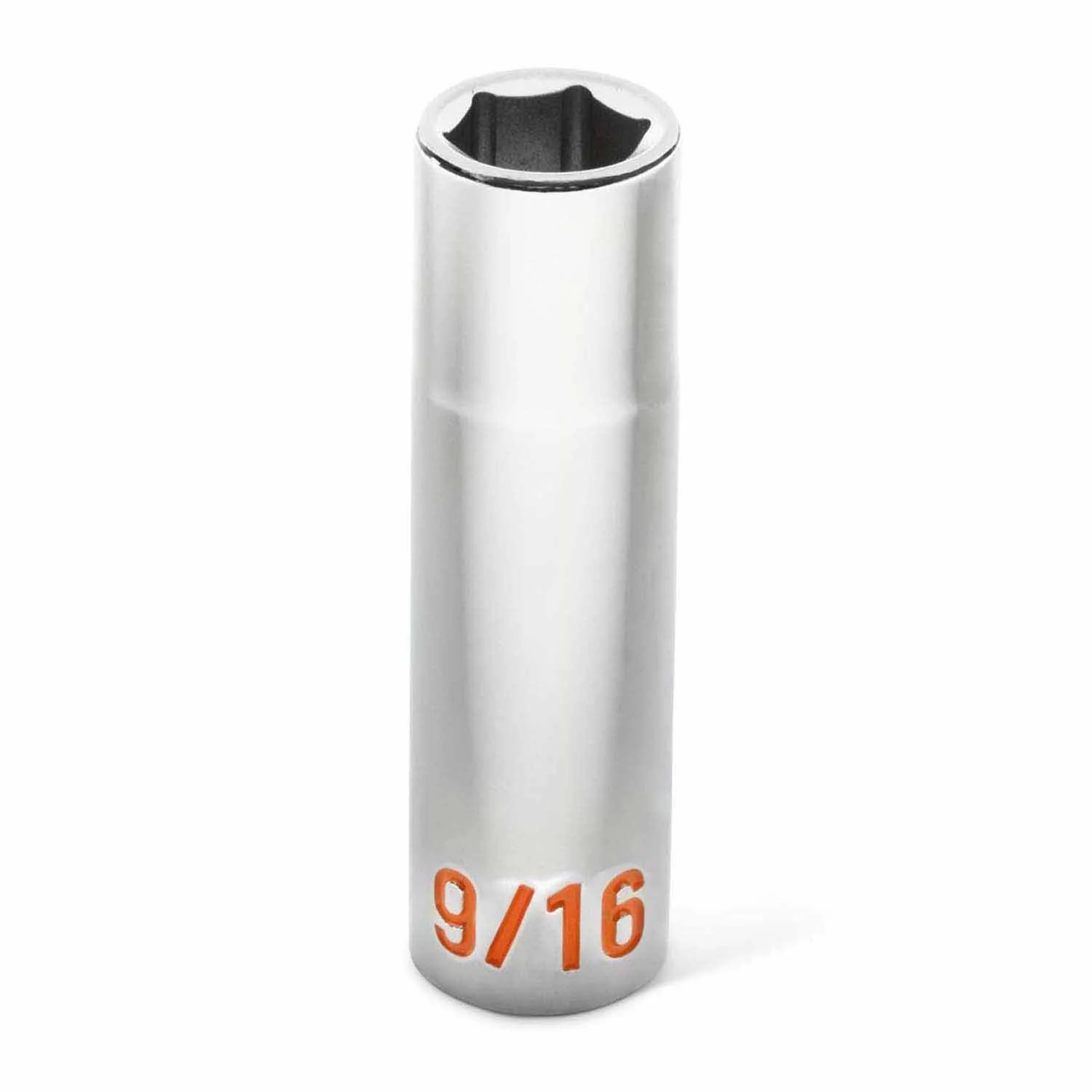 GearWrench 80705H 8 Piece 1/2" Drive 6 Point SAE Hi-Viz Deep Socket Set - Image 5