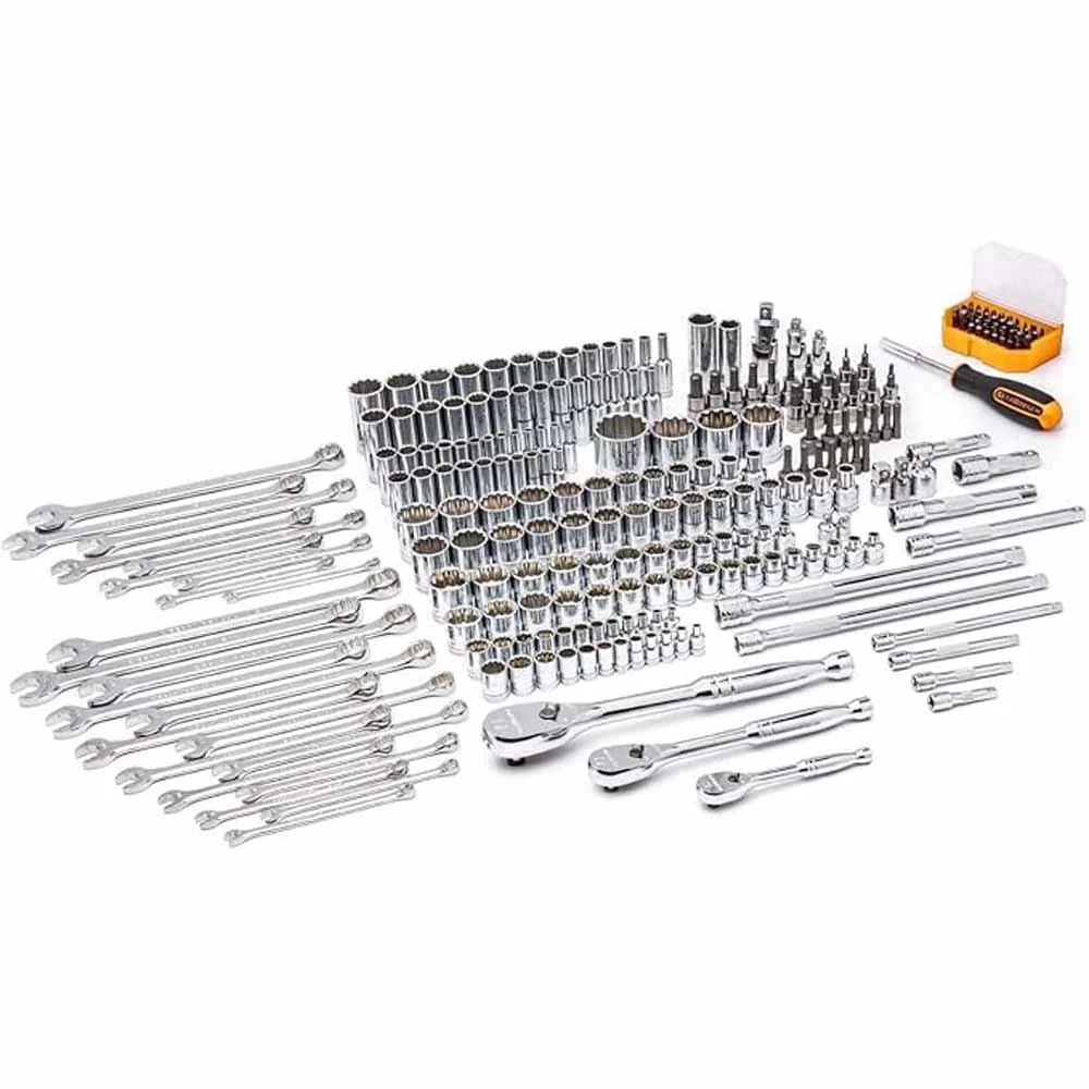 GearWrench 80966 243 Pc. 6 Point Mechanics Tool Set in 3 Drawer Storage Box - Image 3