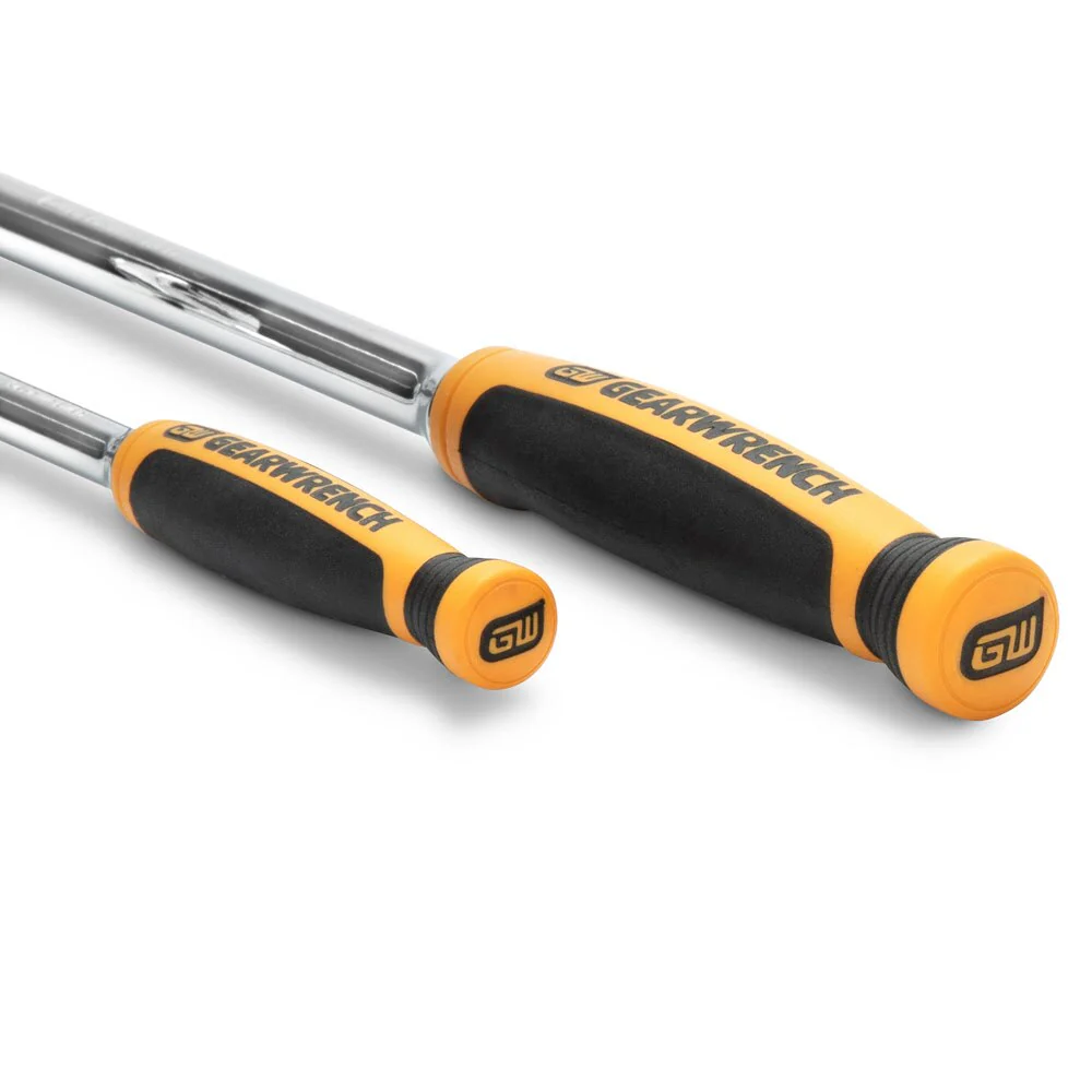 GearWrench 81204XP 2 Pc. 1/4" and 3/8" Drive 120XP Dual Material Flex Head Teardrop Ratchet Set - Image 4