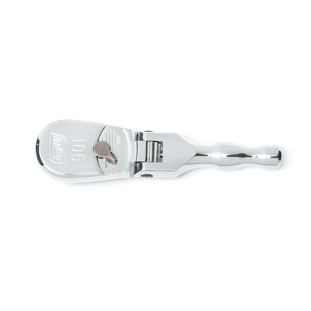 GearWrench 81230T 4 Pc. 1/4", 3/8" & 1/2" Drive 90-Tooth Flex Head Teardrop Ratchet Set - Image 3