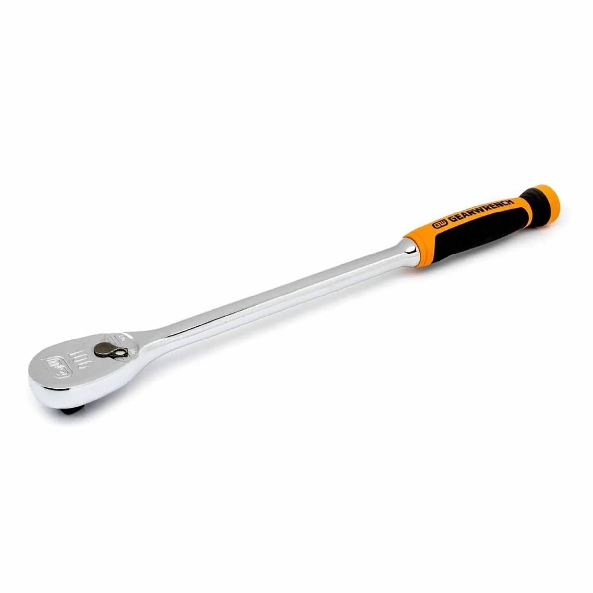 GearWrench 81361T 1/2" Drive 90-Tooth Long Handle Dual Material Teardrop Ratchet 16-1/2" - Image 3