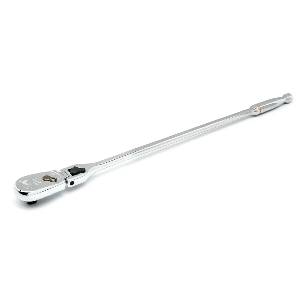 GearWrench 81363T 1/2" Drive 90-Tooth Locking Flex Head Teardrop Ratchet 24" - Image 4
