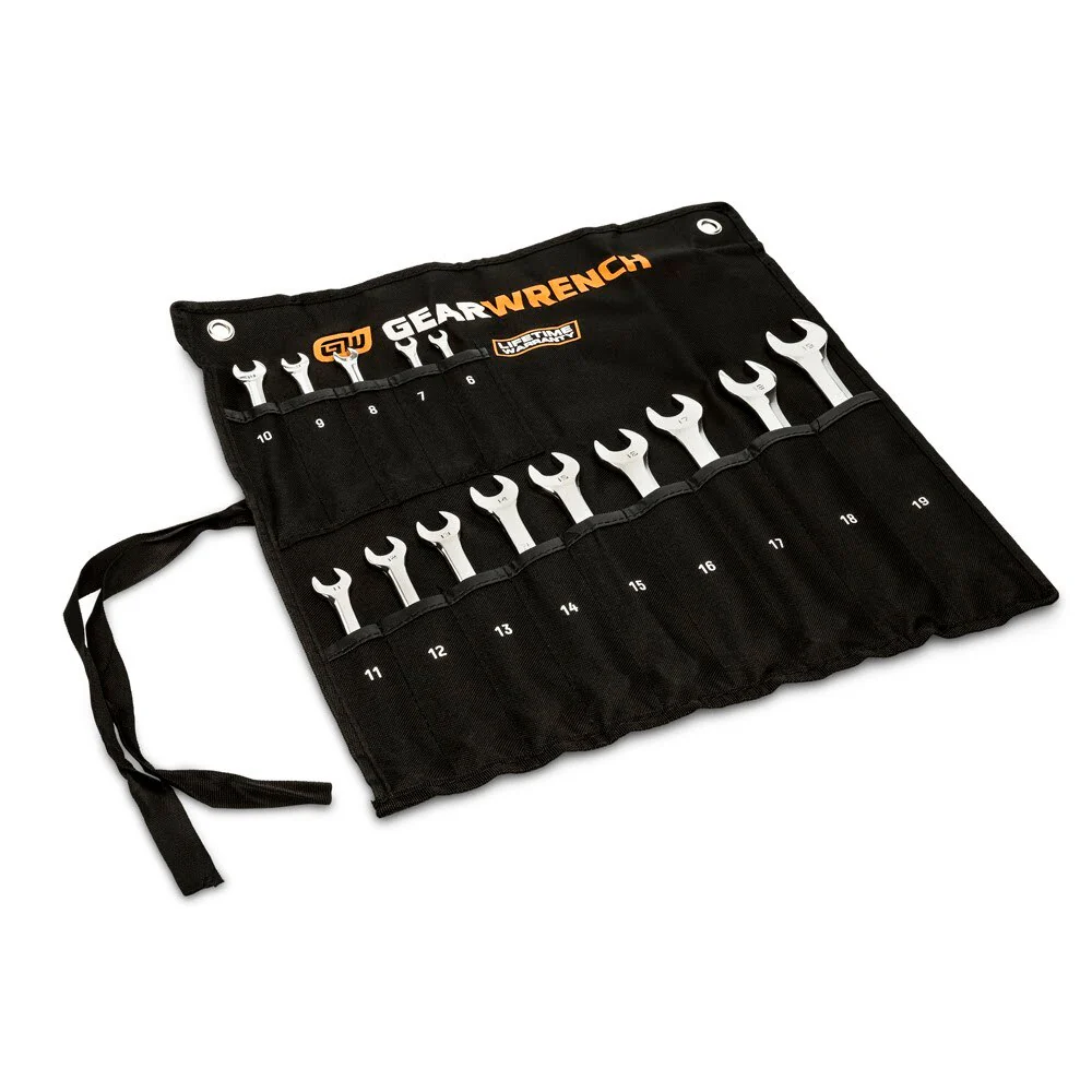 GearWrench 81925 14 Pc. 6 Point Combination Metric Wrench Set - Image 3