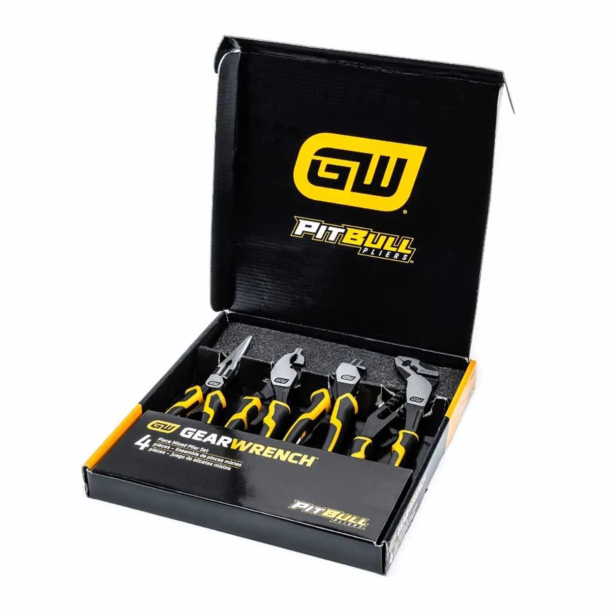 GearWrench 82203C 4 Pc. Pitbull Dual Material Mixed Plier Set - Image 2