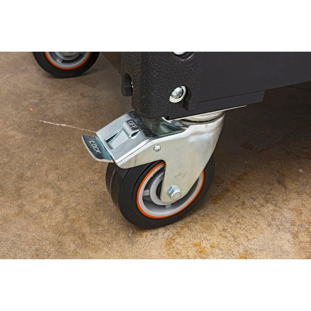 GearWrench 83167 32" 2 Drawer Black & Orange Utility Cart - Image 7
