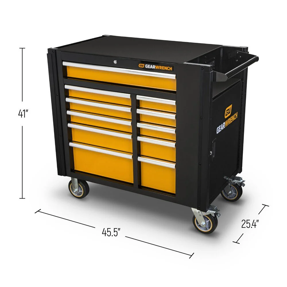 GearWrench 83169 42" 11 Drawer Black & Orange Mobile Work Station - Image 3