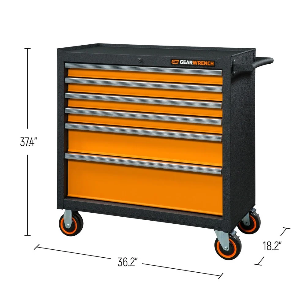 GearWrench 83243 36" 6 Drawer GSX Series Rolling Tool Cabinet - Image 7