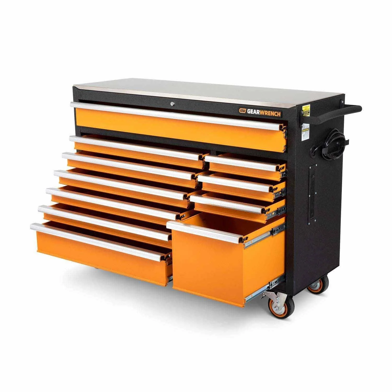GEARWRENCH 83247 52" 11 Drawer GSX Series Rolling Tool Cabinet with Stainless Steel Worktop - Image 3