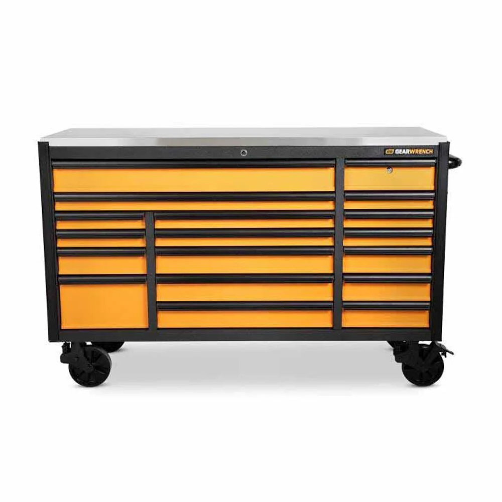 GearWrench 83249 72" 18 Drawer Rolling Tool Cabinet with Stainless Steel Worktop - Image 3