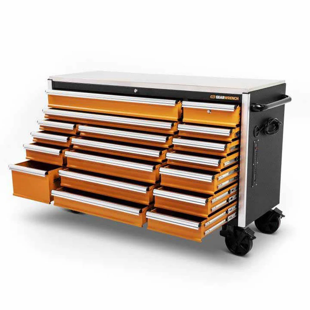 GearWrench 83249 72" 18 Drawer Rolling Tool Cabinet with Stainless Steel Worktop - Image 7