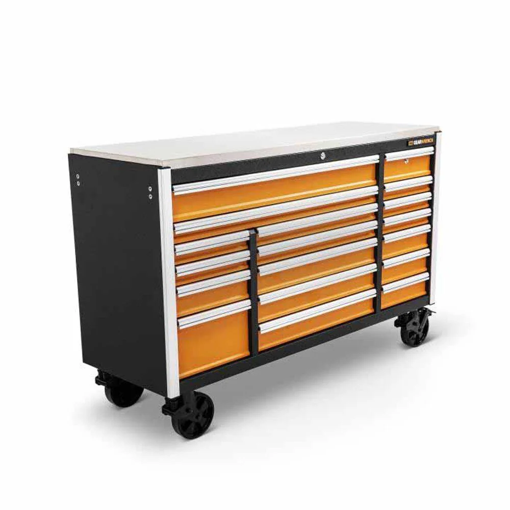 GearWrench 83249 72" 18 Drawer Rolling Tool Cabinet with Stainless Steel Worktop - Image 8