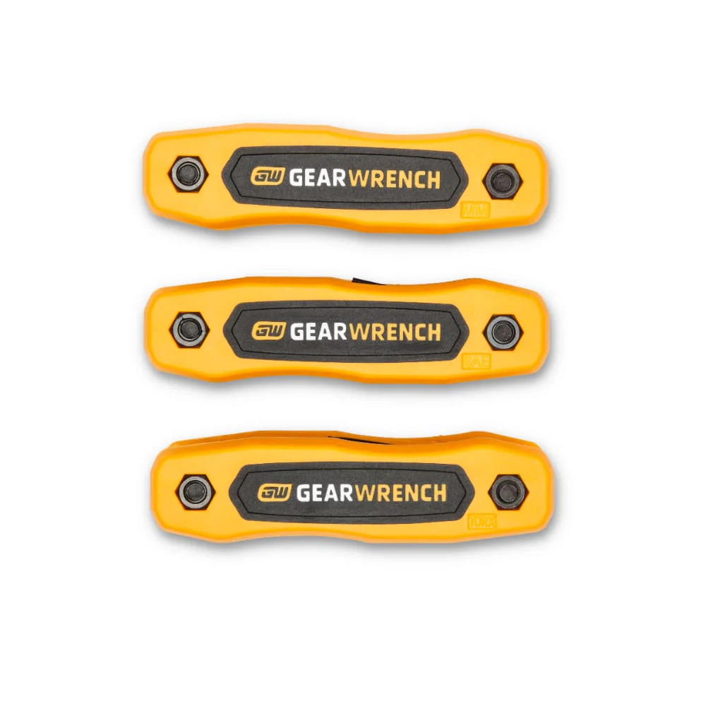 GearWrench 83512 25 Piece SAE/Metric/Torx Folding Hex Key Set - Fold Up Hex Key Set with Dual Material Handle and Alloy Steel Keys - Image 5