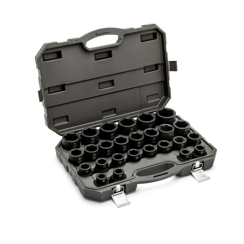 GearWrench 84031 26 Piece 3/4" Drive 6 Point Metric Impact Socket Set - Image 2