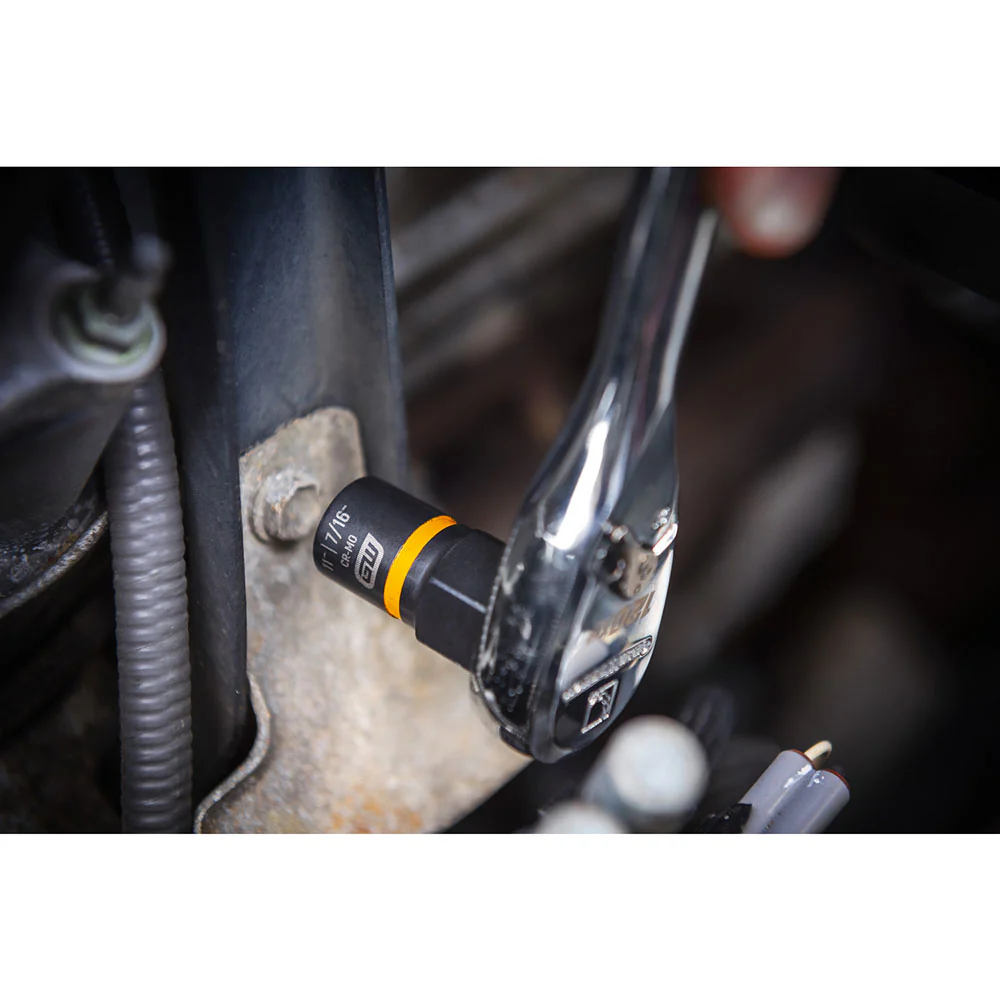GearWrench 84783 15 Pc. 1/4" & 3/8" Drive Bolt Biter Impact Extraction Socket Set - Image 11