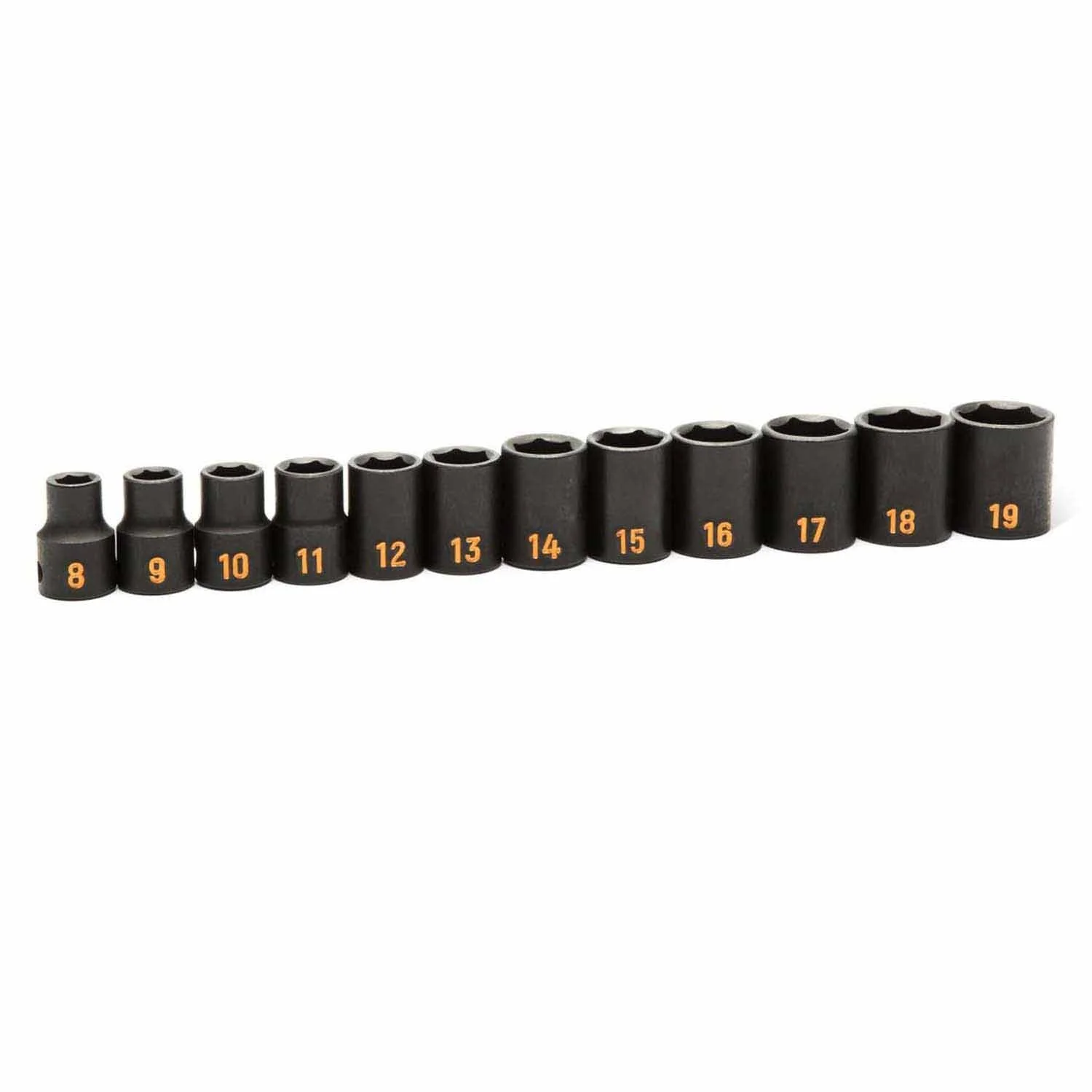 GearWrench 84911H 12 Piece 3/8" Drive 6 Point Metric Hi-Viz Impact Socket Set - Image 3
