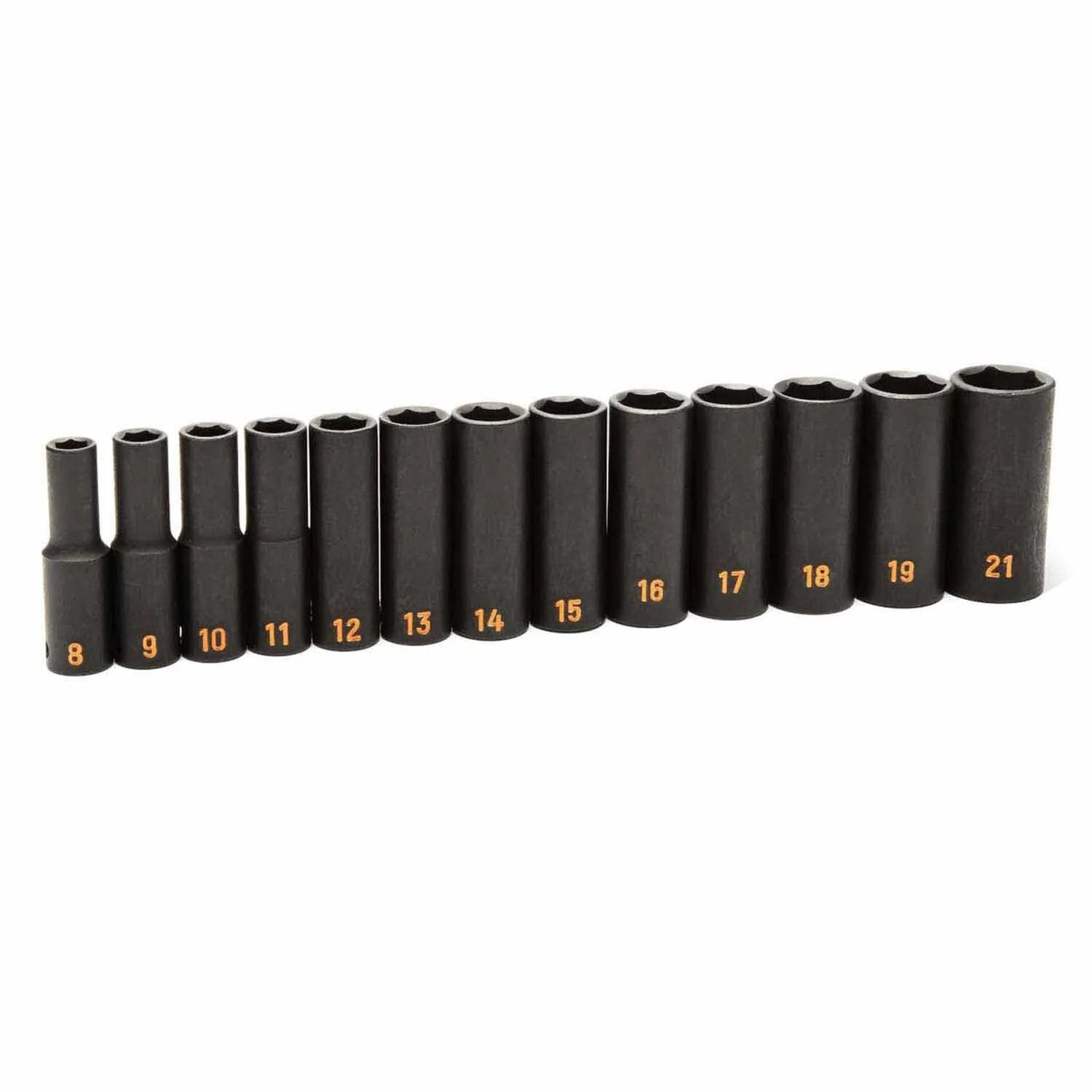 GearWrench 84914H 13 Piece 3/8" Drive 6 Point Metric Hi-Viz Deep Impact Socket Set - Image 3