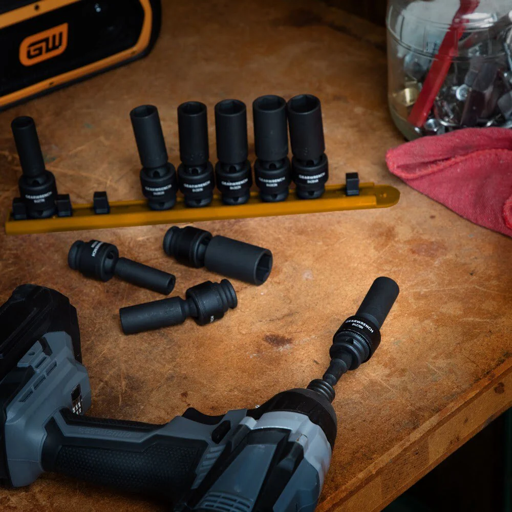 GearWrench 84924N 10 Pc. 3/8" Drive 6 Point Deep Universal Impact Metric Socket Set - Image 5