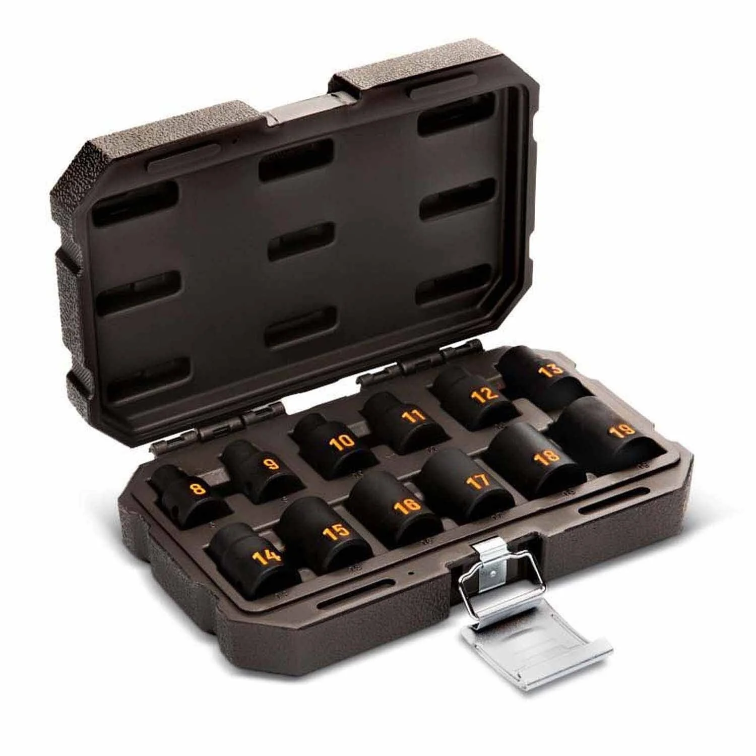 GearWrench 84930H 12 Piece 1/2" Drive 6 Point Metric Hi-Viz Impact Socket Set - Image 3