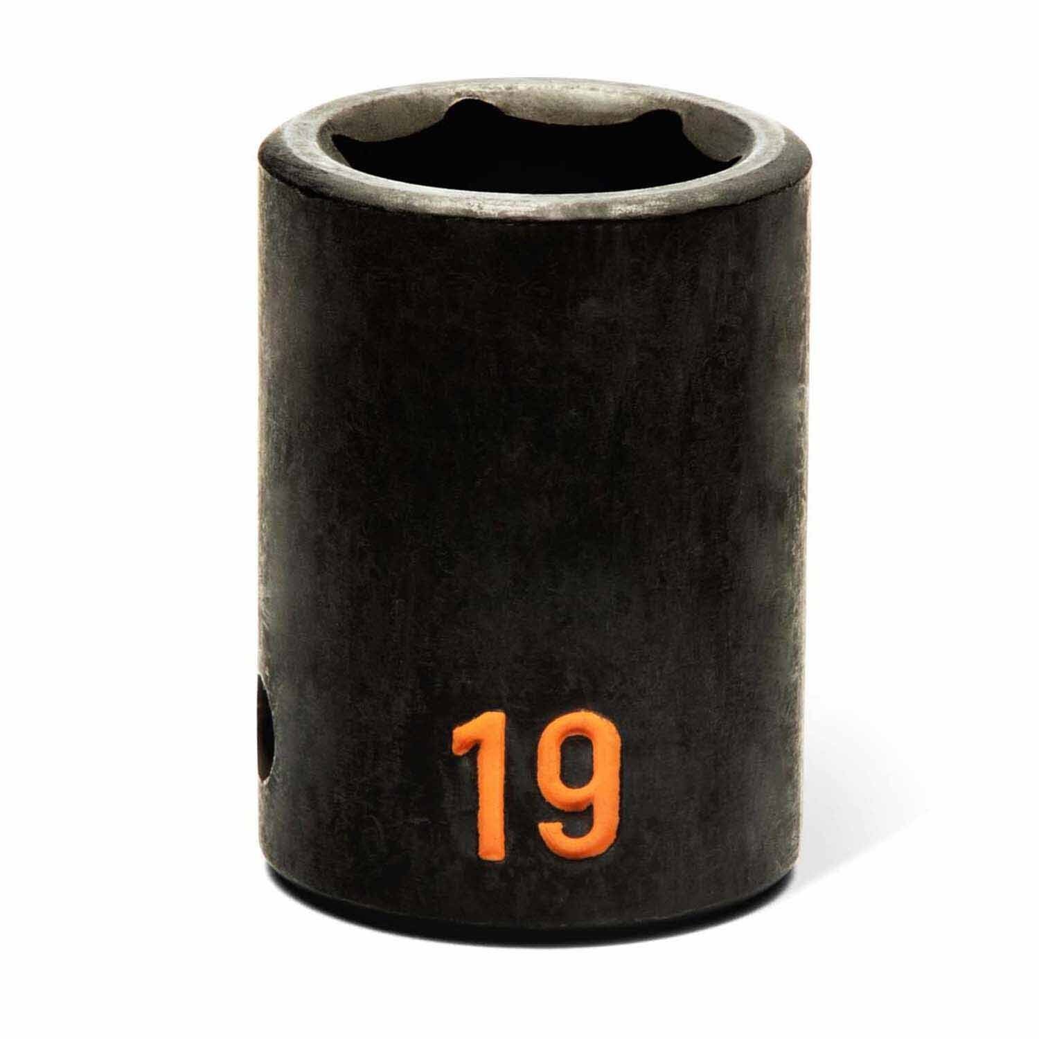 GearWrench 84930H 12 Piece 1/2" Drive 6 Point Metric Hi-Viz Impact Socket Set - Image 5