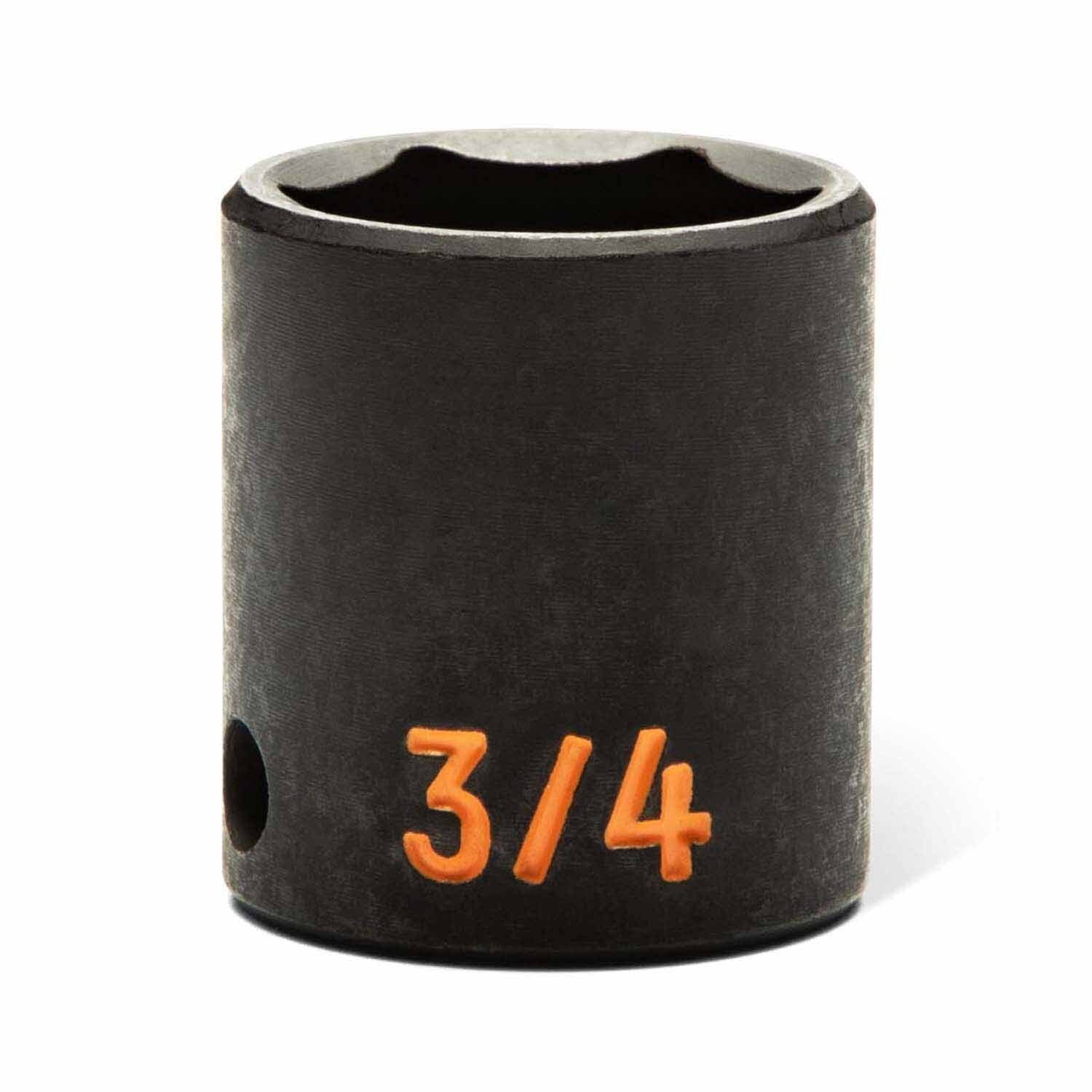 GearWrench 84932H 19 Piece 1/2" Drive 6 Point SAE Hi-Viz Impact Socket Set - Image 3