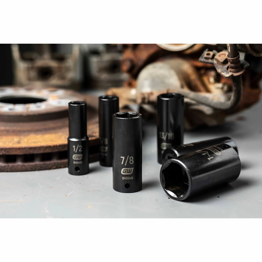 GearWrench 84934N 19 Pc. 1/2" Drive 6 Point Deep Impact SAE Socket Set - Image 4