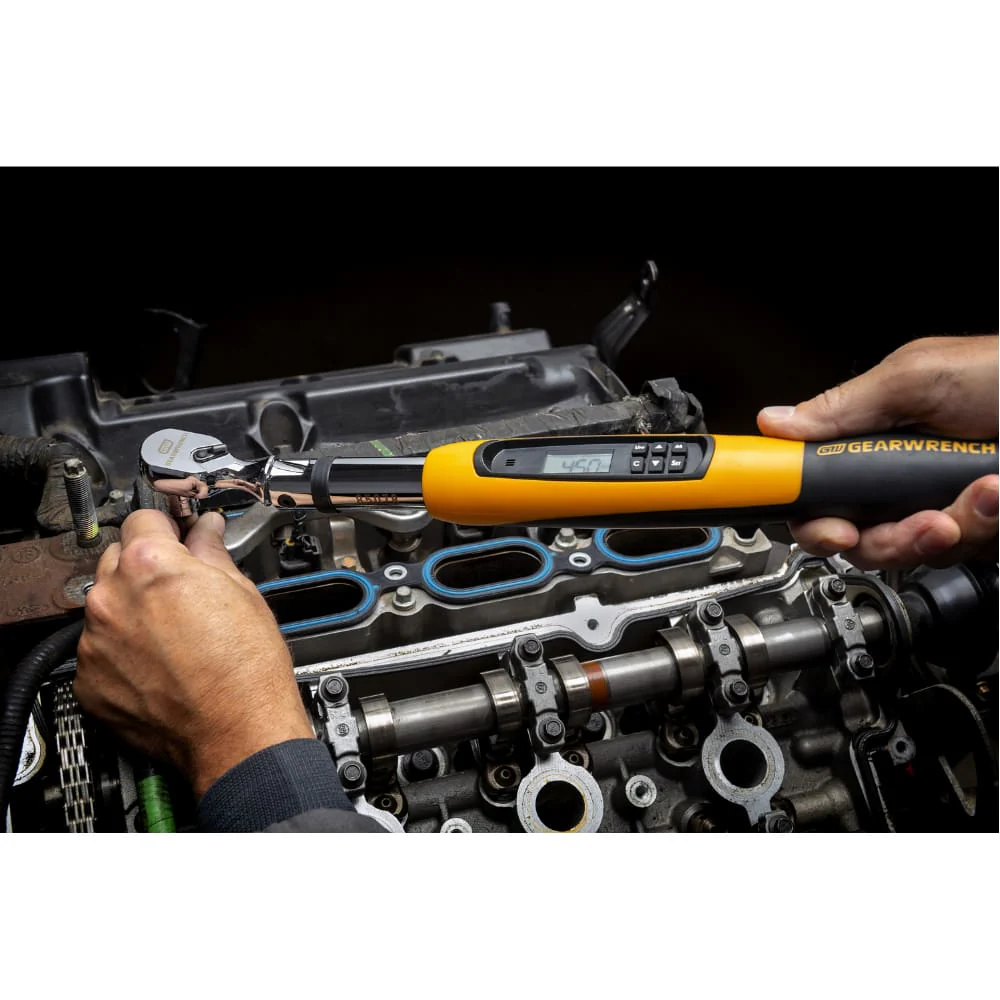GearWrench 85078 3/8" Flex Head Electronic Torque Wrench with Angle 10-100 ft/lbs. - Image 3