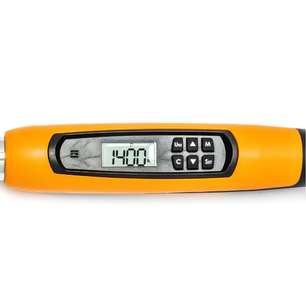 GearWrench 85079 1/2" Flex Head Electronic Torque Wrench with Angle 25-250 ft/lbs. - Image 4
