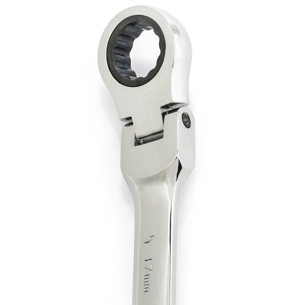 GearWrench 85141 14 Pc. 72-Tooth 12 Point Flex Head Ratcheting Combination SAE/Metric Wrench Set - Image 9