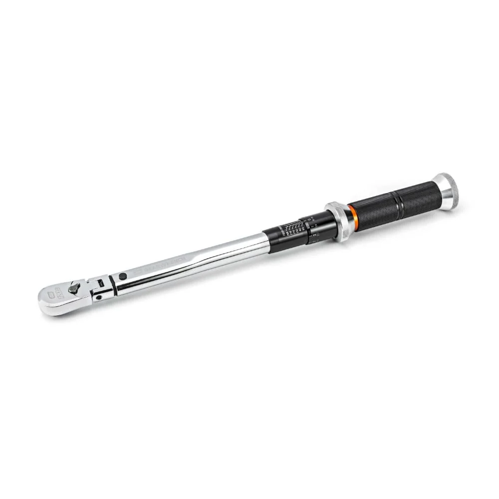 GearWrench 85188 3/8" Drive 120XP Flex Head Micrometer Torque Wrench 5-75 ft/lbs. - Image 3