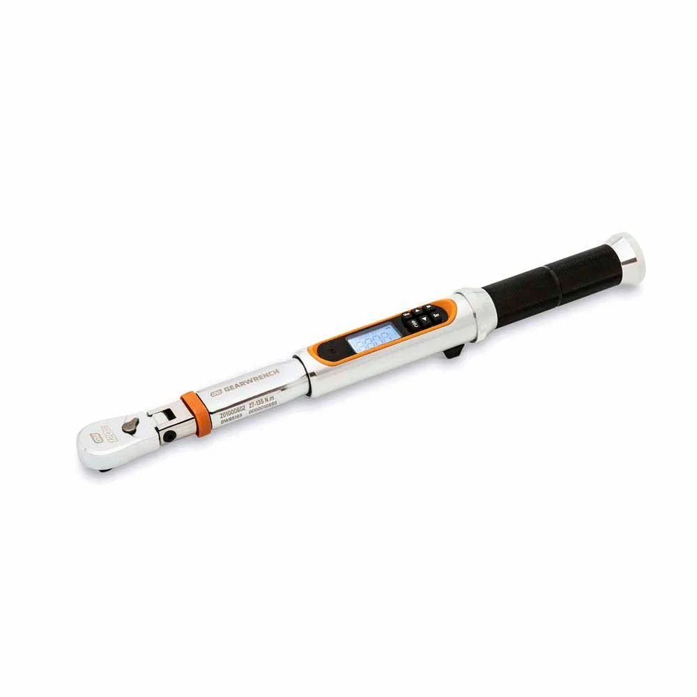 GearWrench 85195 3/8" 120XP Flex Head Electronic Torque Wrench with Angle - Image 6