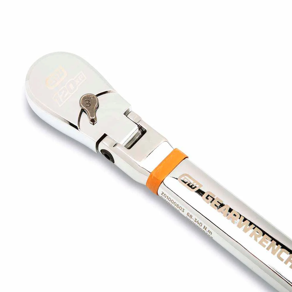 GearWrench 85196 1/2" 120XP Flex Head Electronic Torque Wrench with Angle - Image 5