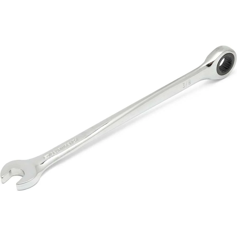 GearWrench 85898 9 Pc. 72-Tooth 12 Point XL X-Beam Ratcheting Combination SAE Wrench Set - Image 3