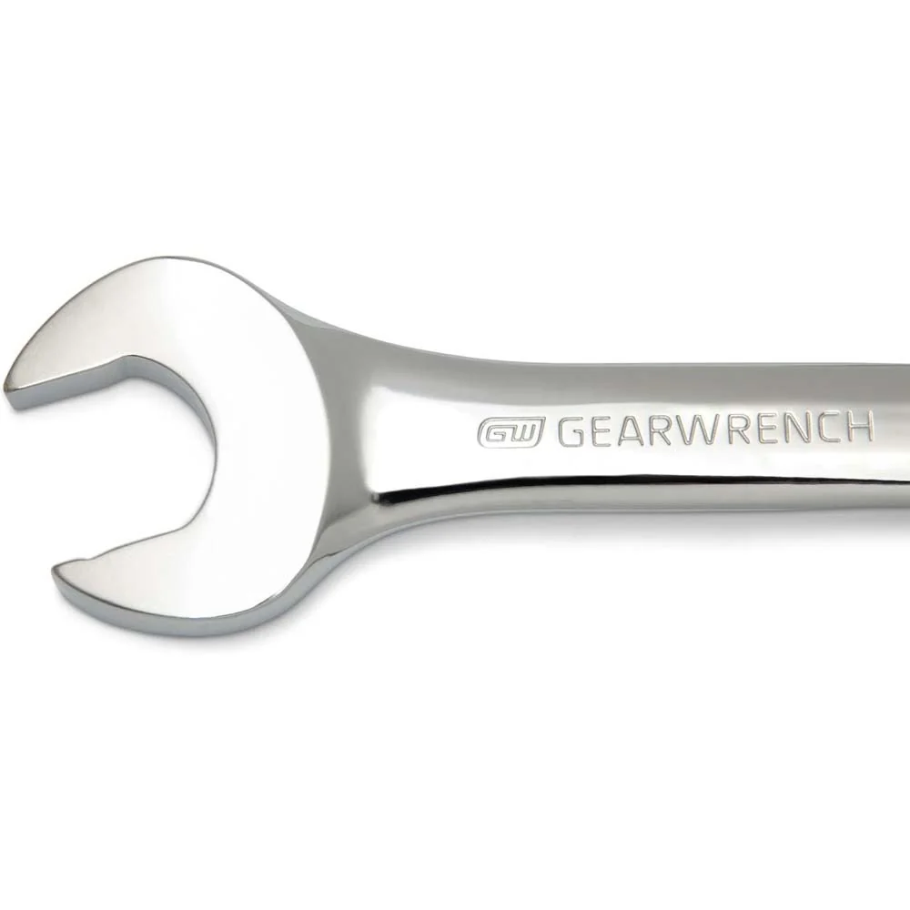 GearWrench 85898 9 Pc. 72-Tooth 12 Point XL X-Beam Ratcheting Combination SAE Wrench Set - Image 5