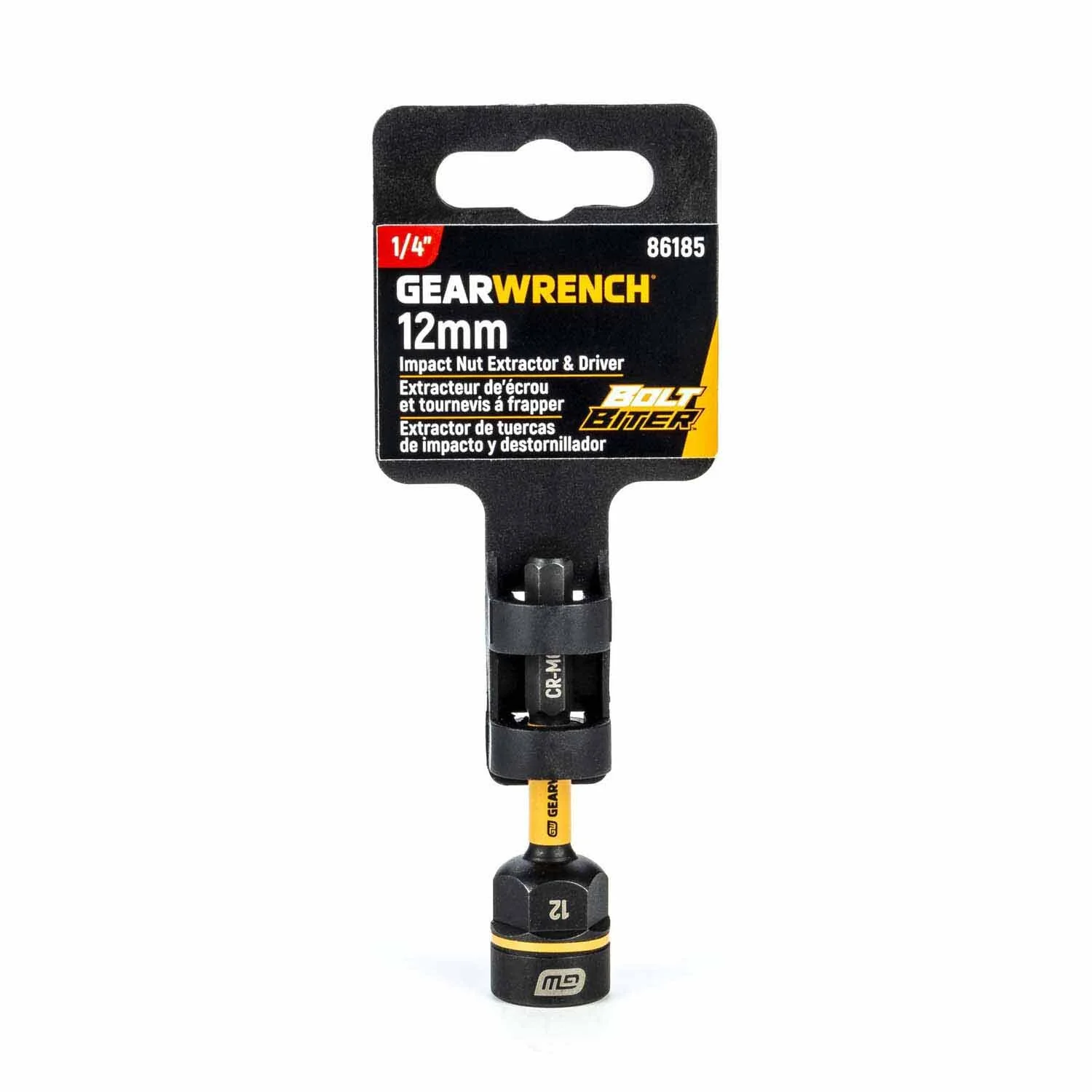 Gearwrench 86185 12mm Bolt Biter Nut Extractor & Driver - Image 4