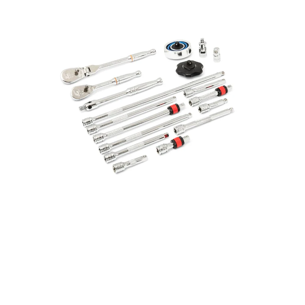 GearWrench 86520 18 Pc. 1/4" 90-Tooth Ratchet & Drive Tool Set with EVA Foam Tray - Image 5