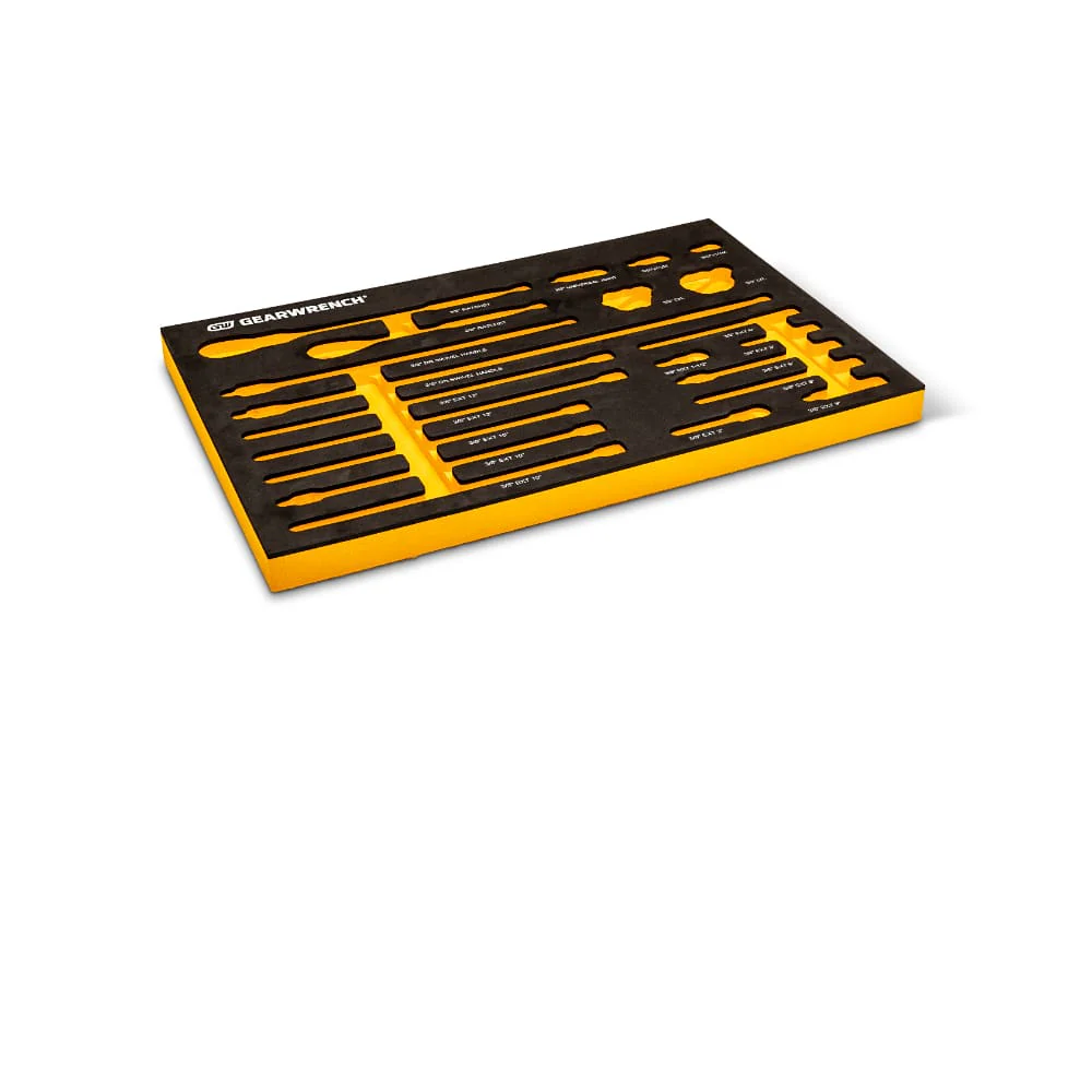GearWrench 86521 21 Pc. 3/8" 90-Tooth Ratchet & Drive Tool Set with EVA Foam Tray - Image 7