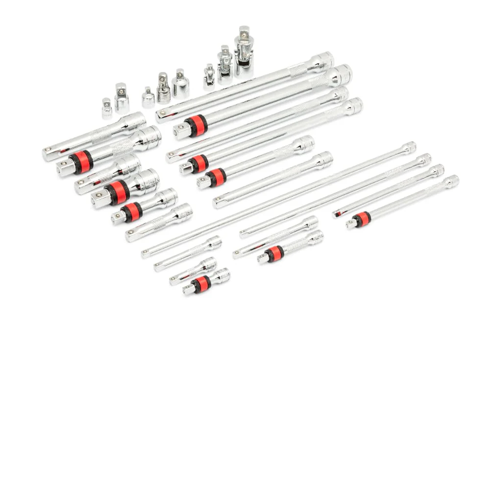 GearWrench 86523 29 Pc. 1/4", 3/8", 1/2" Drive Chrome Tool Accessories Set with EVA Foam Tray - Image 4