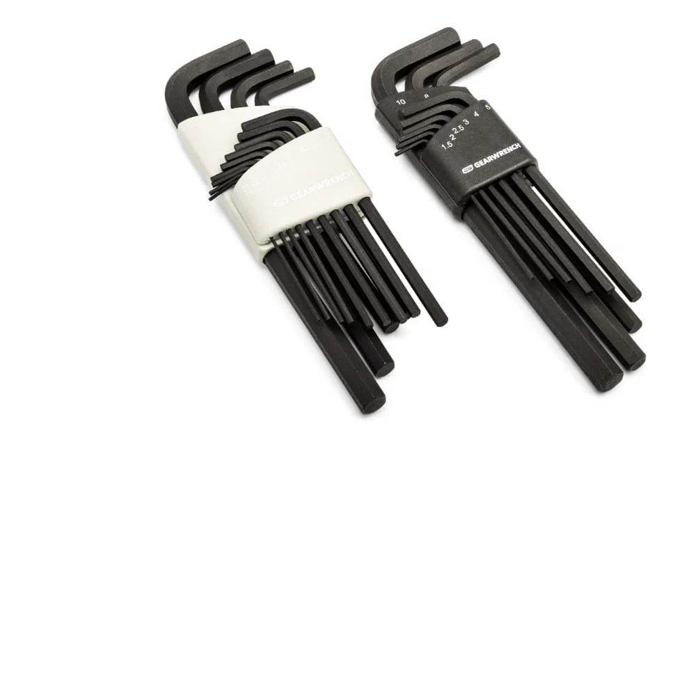 GearWrench 86528 44 Pc. 90-Tooth SAE/Metric Ratcheting Wrench and Hex Key Set - Image 4