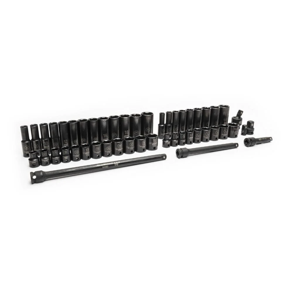 GearWrench 86533 49 Pc. 3/8" Drive 6 Point Standard & Deep Impact SAE/Metric Socket Set - Image 2