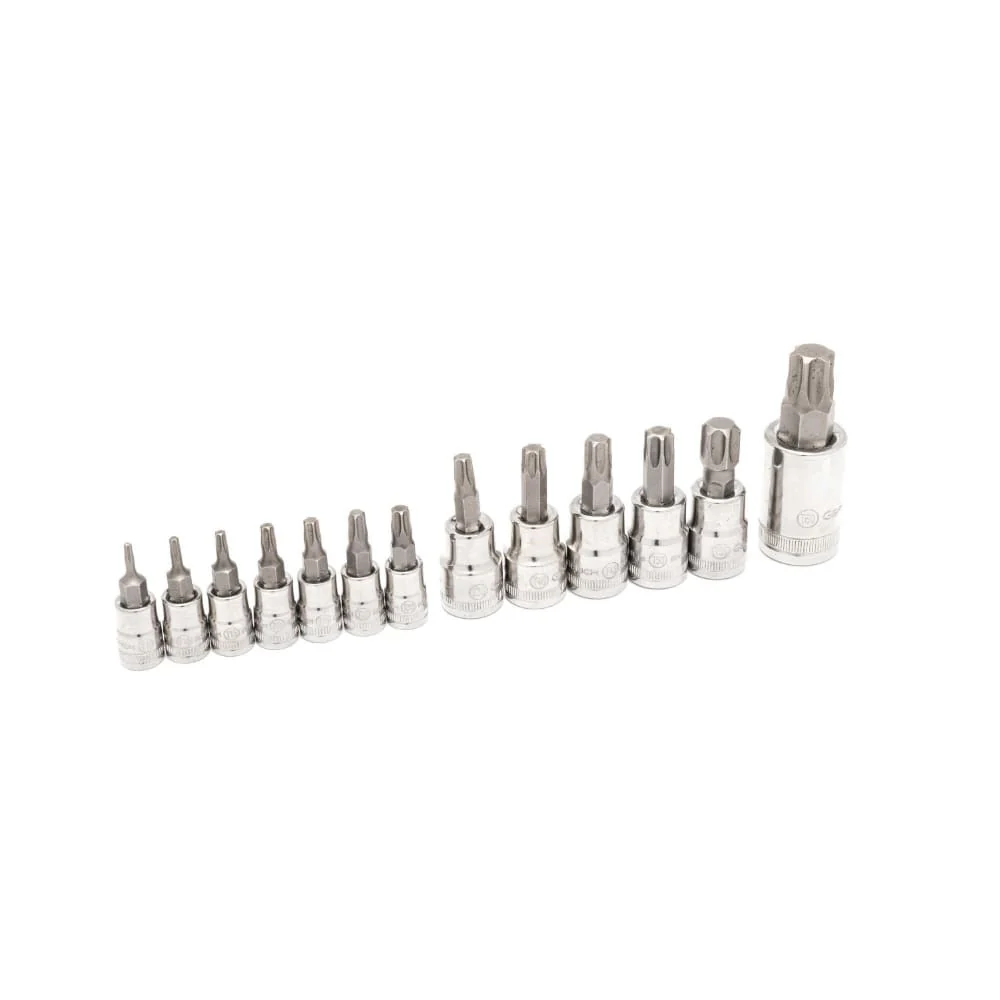 GearWrench 86538 80 Pc. 1/4", 3/8" & 1/2" Drive Hex/Ball End Hex/Tamper Proof Torx/E-Torx/Torx Bit Socket Set - Image 4