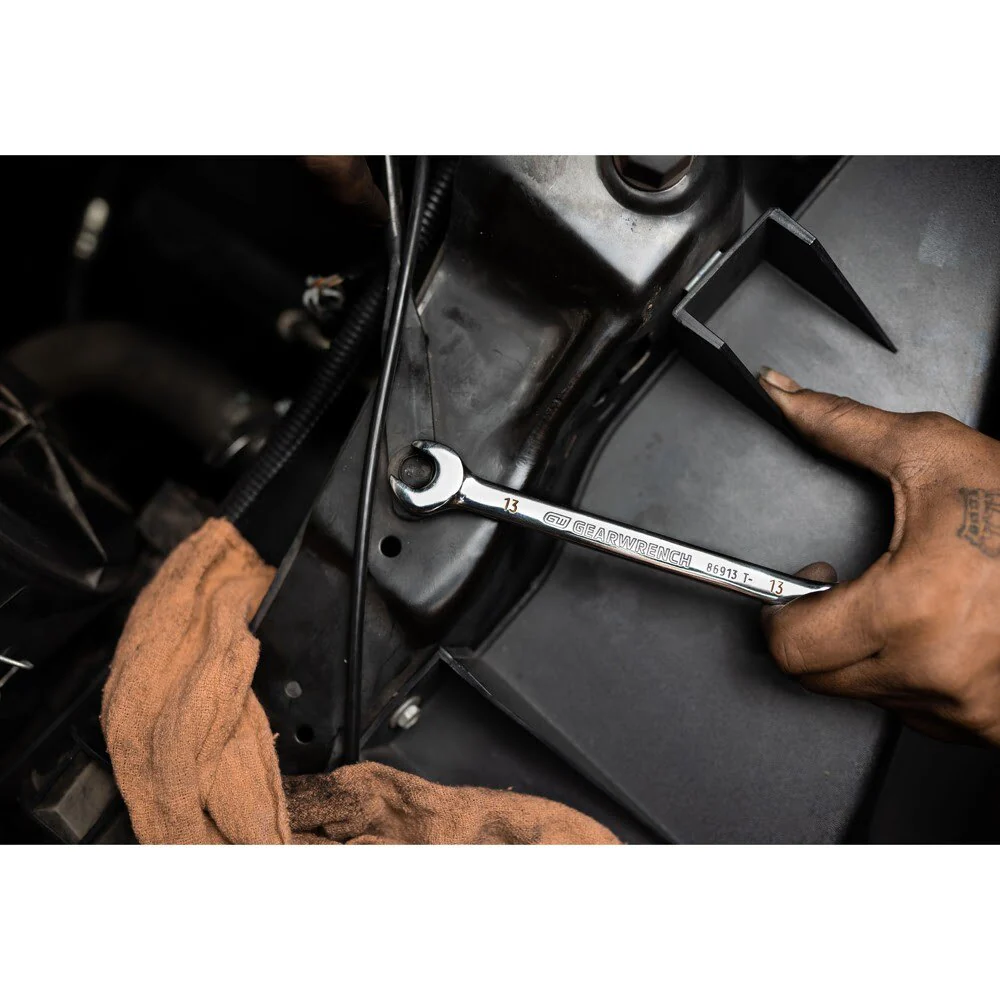 GearWrench 86913 13mm 90-Tooth 12 Point Ratcheting Combination Wrench - Image 4