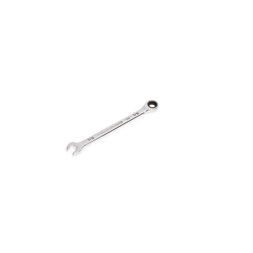 GearWrench 86944 7/16" 90-Tooth 12 Point Ratcheting Combination Wrench - Image 3